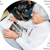  ??  ?? Bernie Ecclestone, Formula 1’s former “beneficent dictator”.