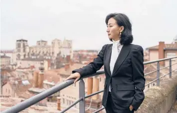  ?? LAURENT CIPRIANI/AP PHOTOS ?? Grace Meng, the wife of former Interpol president Meng Hongwei, remains in eastern France.