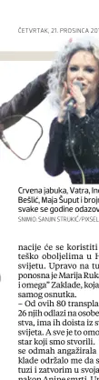  ?? ČETVRTAK, 21. PROSINCA 2017. SNIMIO: SANJIN STRUKIĆ/PIXSELL ?? Crvena jabuka, Vatra, Indira, Halid Bešlić, Maja Šuput i brojni drugi svake se godine odazovu akciji