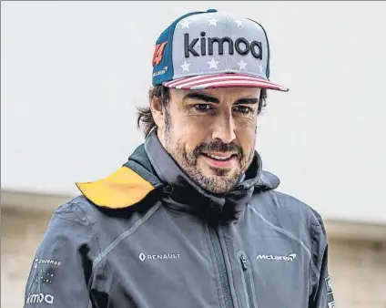  ?? FOTO: EFE ?? Alonso sigue sin anunciar su programa para 2019 pero rechazó la opción de hacer la Indy al completo el próximo año
