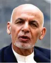  ??  ?? Ashraf Ghani