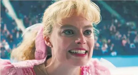  ?? Neon ?? Margot Robbie plays Tonya Harding, the disgraced champion ice skater, in “I, Tonya.”