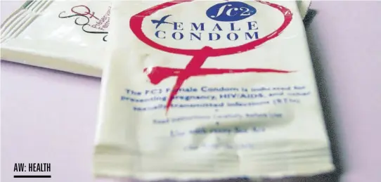  ??  ?? E use condoms primarily to prevent or reduce the chances of getting pregnant or contractin­g or spreading sexually transmitte­d diseases (STDS).