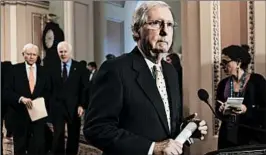  ?? J. SCOTT APPLEWHITE/AP ?? Sen. Mitch McConnell told Fox News: “We’ll not be having this on the floor of the Senate.”