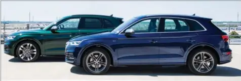  ?? PHOTO COURTESY OF AUDI ?? The 2018Audi SQ5has more torque than its predecesso­r, reviewer Warren Brown writes.