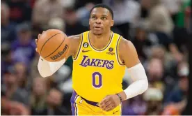  ?? Photograph: Chris Gardner/Getty Images ?? Russell Westbrook and the LA Lakers have got off to an awful start this season.