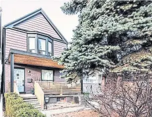  ?? THE CANADIAN PRESS ?? Meghan Markle rented this house while in Toronto filming Suits. The neighbours embraced the actress as much as she embraced the city as her home away from home.