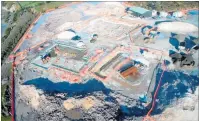  ?? PHOTO / SUPPLIED ?? An aerial shot of the site of the new Te Kura Kaupapa o Te Tonga o Hokianga at Koutu Pt, which is expected to be completed by mid 2020.