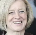  ??  ?? Rachel Notley