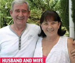  ?? ?? HUSBAND AND WIFE
Murder charge: David and Janice Hunter lived in Cyprus