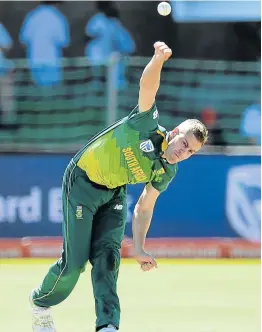  ?? Picture: GALLO IMAGES/ISURU SAMEERA PEIRIS ?? HE MUST BE IN FRAME: Proteas’ Anrich Nortjé should be considered for the World Cup if he recovers from his shoulder injury at the start of the global showpiece.