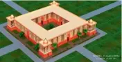  ??  ?? A model of the Assembly building designed by the Architect Rajesh Khatter for the new AP state