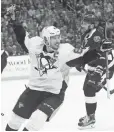  ?? KIM KLEMENT, USA TODAY SPORTS ?? The Penguins’ Sidney Crosby celebrates his second- period goal against the Lightning.