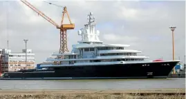  ??  ?? A British court has ruled that Farkhad Akhmedov should transfer ownership of the MV Luna to his ex-wife, Tatiana Akhmedova.