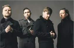  ?? Courtesy of Jimmy Fontaine ?? SHINEDOWN: Re-formed Florida rock band Shinedown will headline at Mohegan Sun Arena at 7 p.m. Saturday as part of their Attention Attention Tour. The group recently produced the empathetic anthem “Get Up.” Tickets are $38.50-$58.50 at mohegansun.com.