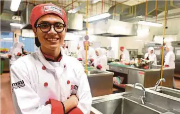  ??  ?? MSU prepares students to become profession­als in food service and catering.