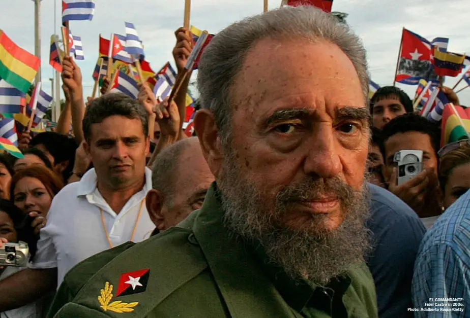  ??  ?? EL COMANDANTE: Fidel Castro in 2006. Photo: Adalberto Roque/Getty