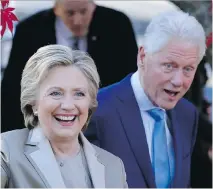  ?? GETTY IMAGES ?? Hillary and Bill Clinton will be joined by daughter Chelsea and her two children at the Manoir Hovey in North Hatley this month.