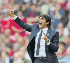  ?? FOTO: GETTY ?? Antonio Conte era el favorito para fichar por el Madrid, pero no lo ve claro