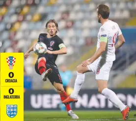 ??  ?? El capitán croata Luka Modric mostró esta vez un bajo nivel.