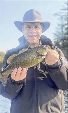  ??  ?? Provided
This picture of Gov. Andrew Cuomo, taken in the Adirondack­s, was posted to his Instagram account Oct. 10.