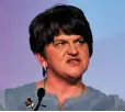  ??  ?? DEMANDING: Arlene Foster