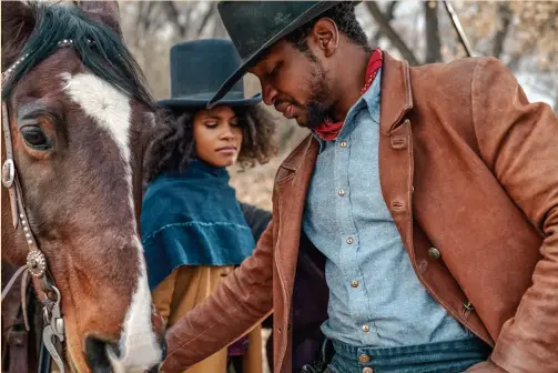  ?? ?? Zazie Beetz and Jonathan Majors starrer “The Harder They Fall” will kick o the London Film Festival.