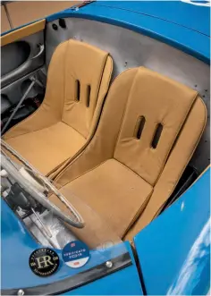  ??  ?? Below Forget creature comforts — the 550 Spyder was designed first and foremost as a race car, providing the bare necessitie­s, even in more civilised street trim