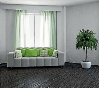 ??  ?? Window treatments can be expensive, but they can also completely change the personalit­y of a room.