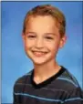  ?? SUBMITTED PHOTO ?? Evan St.Clair, 9, died in a fire Sunday at his home in East Coventry.