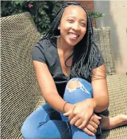  ?? Picture: Kabelo Mabena ?? Motshabi Mabena has ‘always wanted to be a healer of sorts’ — as a child she thought fondly of being a herbalist, using the healing powers of nature.