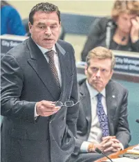  ?? BERNARD WEIL/TORONTO STAR FILE PHOTO ?? Councillor Giorgio Mammoliti noted that at a council meeting last week, he insisted that the report be made public.