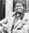  ?? FILE ?? Gwendolyn Brooks, 68, poetry consultant to the Library of Congress and named poet laureate of Illinois in 1968, in the Library of Congress in 1986.