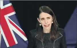  ?? TVNZ ?? PRIME MINISTER Jacinda Ardern of New Zealand says residents of Auckland will be asked to stay home after four coronaviru­s cases were reported in the city.