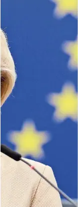  ?? AFP ?? EU-Kehrtwende, auch politisch motiviert:
Ursula von der Leyen
