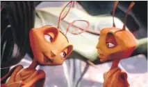  ?? DREAMWORKS ?? Both Antz, above, and A Bug’s Life, below hit theatres within weeks of each other and featured the voices of now controvers­ial Hollywood icons Kevin Spacey and Woody Allen.