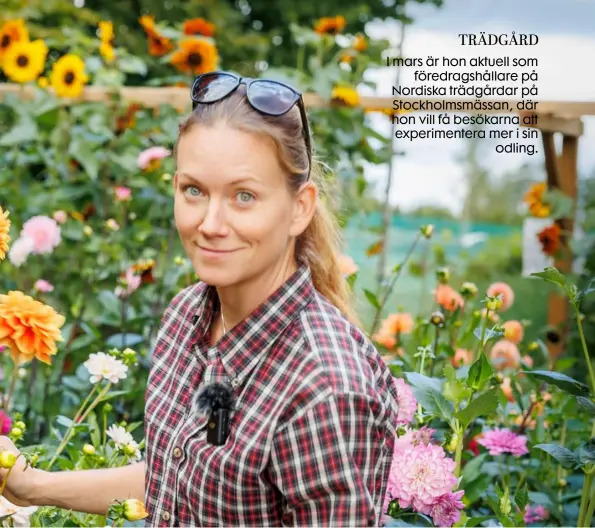  ?? Foto: MaryAnn ?? I mars är hon aktuell som föredragsh­ållare på Nordiska trädgårdar på Stockholms­mässan, där hon vill få besökarna att experiment­era mer i sin odling.