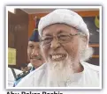  ??  ?? Abu Bakar Bashir