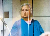  ?? COURTESY OF THE OREGONIAN ?? Nancy Crampton Brophy appears in Multnomah County Circuit Court. She is charged in the slaying of her husband.