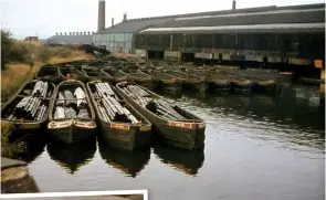 ??  ?? Billy is believed to have carried tubular steel like these day boats.
