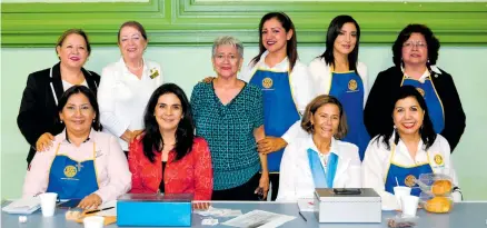  ?? / SILVIA RANGEL ?? Socias del Club Rotario Tampico Metropolit­ano