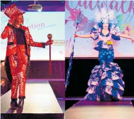  ?? ?? This year’s Lake Taupō Hospice fundraiser builds on previous Creative Catwalk events, where designers put their upcycling skills to the test.