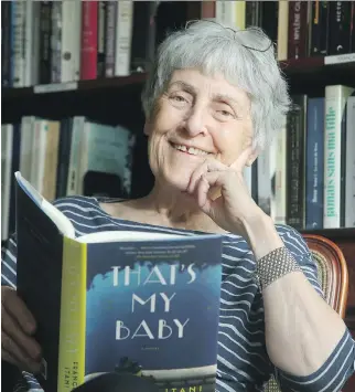  ?? JULIE OLIVER ?? Author Frances Itani has a new novel coming out entitled That’s My Baby, with a storyline set mostly during the Second World War.