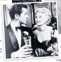  ??  ?? Above: Diamond-loving star Zsa Zsa Gabor in the 1953 film Story of Three Loves with US actor Farley Granger in 1968