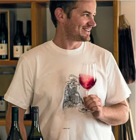  ??  ?? Jordan Hogg, of Seresin Estate, won last year’s Young Winemaker of the Year competitio­n.