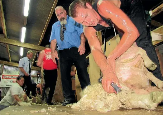  ?? PHOTO: SUPPLIED ?? Low wool prices will mean less shearing this year.