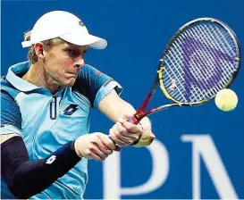  ??  ?? Kevin Anderson bestreitet heute sein erstes Grand- Slam- Finale