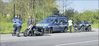  ??  ?? Les gendarmes ont multiplié les contrôles