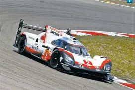  ??  ?? PORSCHE LMP1 Será la última temporada para este equipo ganador.