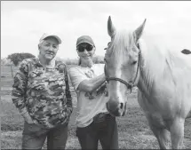  ?? MAY ZHOU/CHINA DAILY ?? Kelly (left) and Kitty Van Dries talk about their participat­ion in a rodeo show put up for Chinese leader Deng Xiaoping in 1979 at Kitty’s ranch in Wallis, Texas.